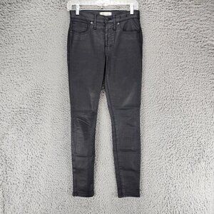 Madewell Jeans Womens 26 Black Stretch High Rise Skinny *GUC*